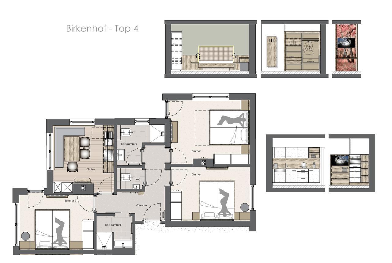 Apartamento Birkenhof Zell am Ziller Exterior foto